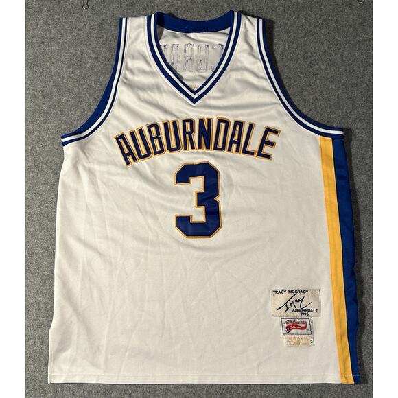 Vintage Tracy McGrady Throwback Auburndale HS Jersey 54 All American Collection - Picture 1 of 9
